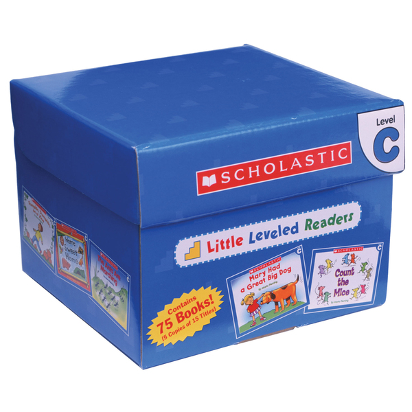 Scholastic Teaching Resources Little Leveled Readers Book: Level C Box Set, 15 Titles, PK5 545067723